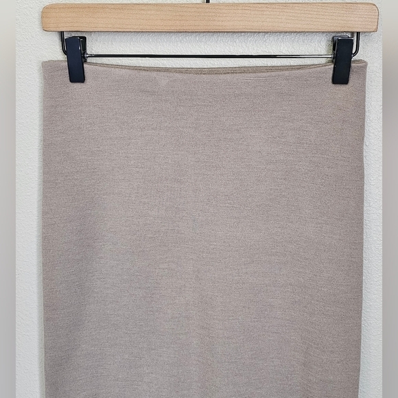 Ralph Lauren Black Label Cashmere Blend Tan Pencil Skirt - Picture 2 of 7